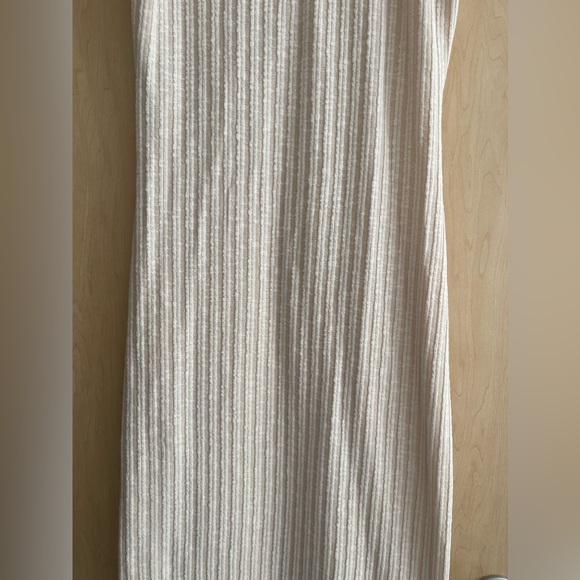 Women's Solid Sleeveless Mesh Ribbed Knit Bodycon Maxi Tank Dress - Picture 11 of 11